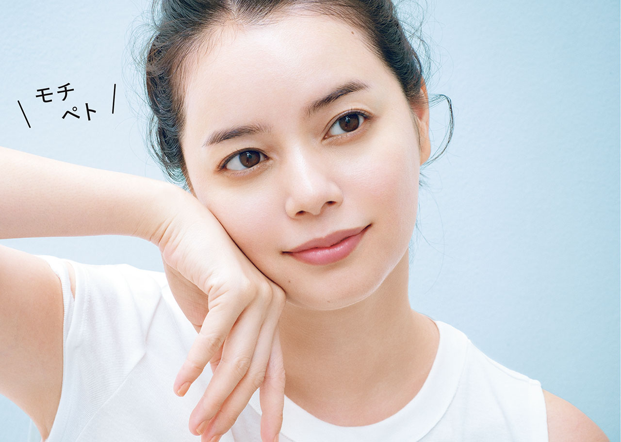 UV下地は顔全体＆首に