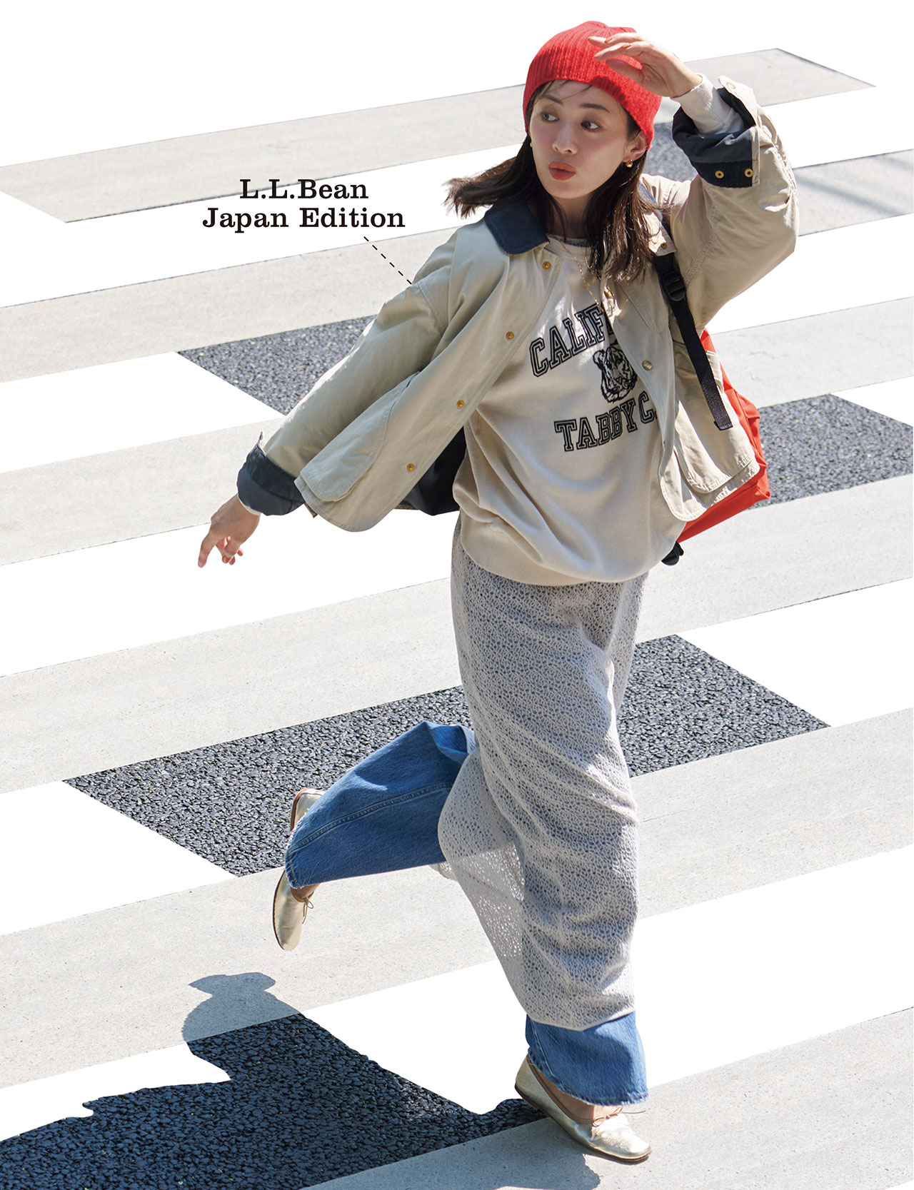 L.L.Bean Japan Edition ジャケットのコーデ 高垣麗子さん
