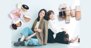 岸本セシルさんLEE初登場！長井かおりさん流・美肌づくりのヒントでメイクレッスン