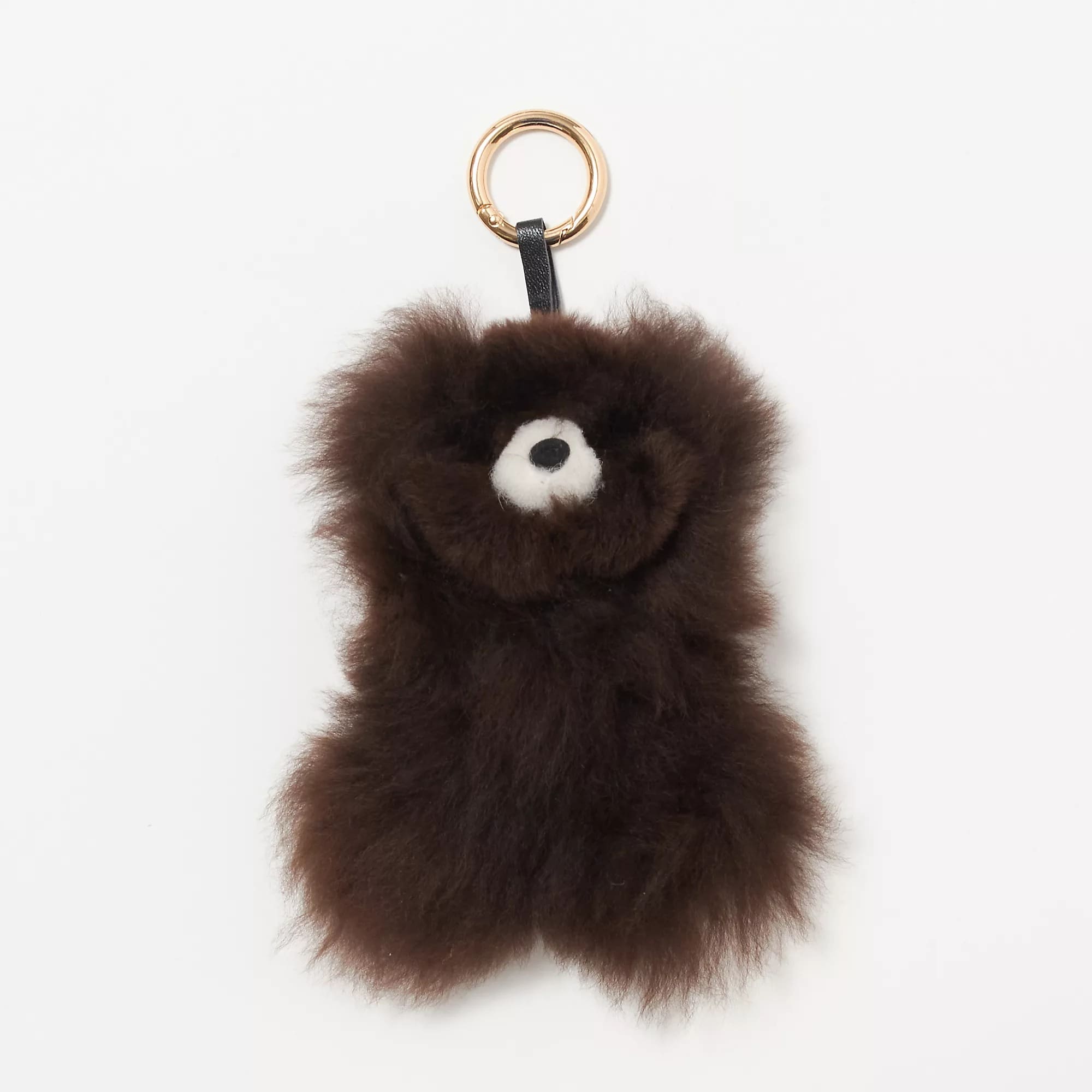 "COSY
Small Bear Baby Alpaca Key ring
￥4,950"　アルパカ　テディ　キーホルダー　ブラウン