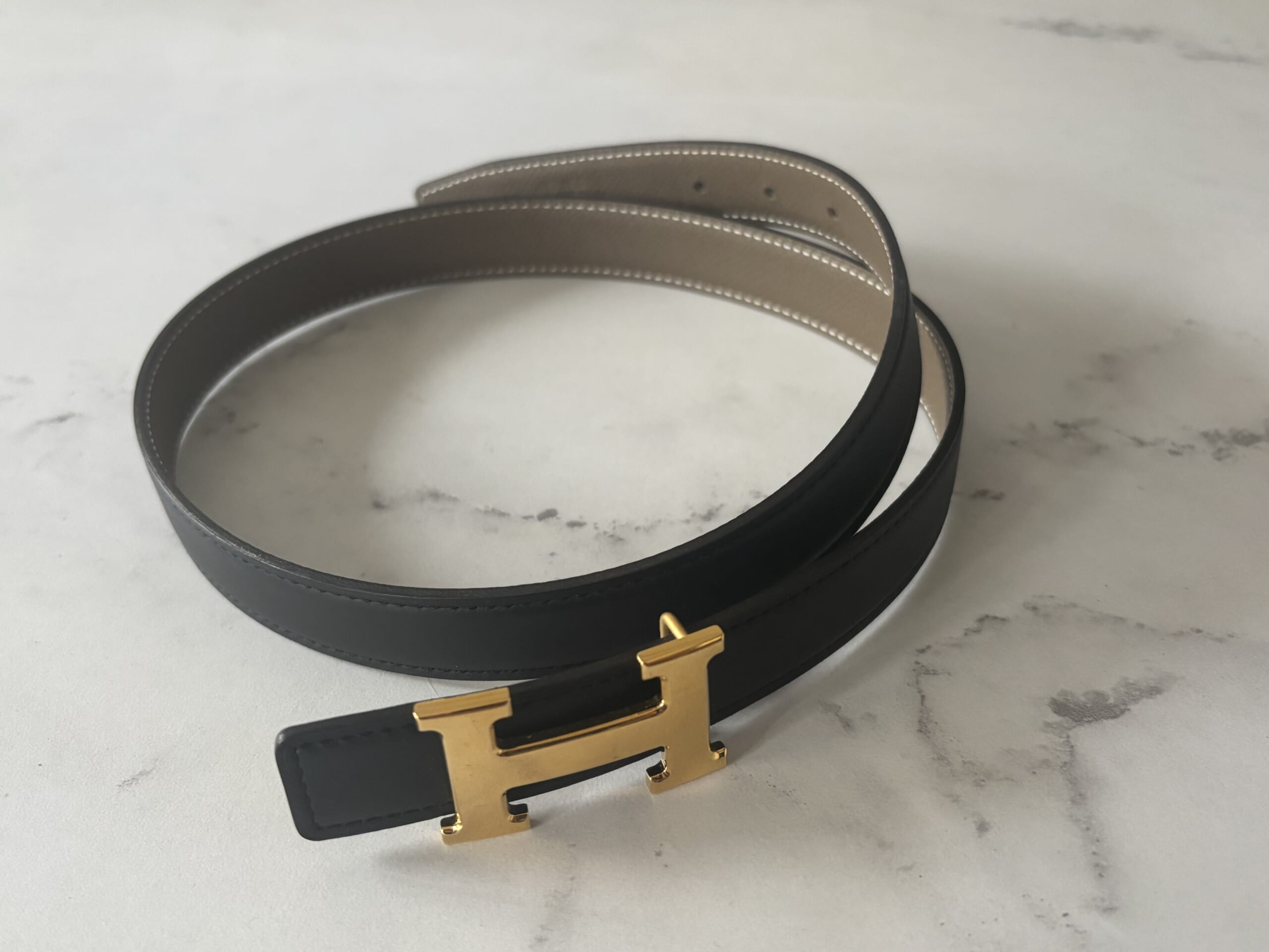 専用です！    HERMES   リバーシブル ベルト ベルトバックル 《マイH》 & リバーシブルベルト 《エルメス