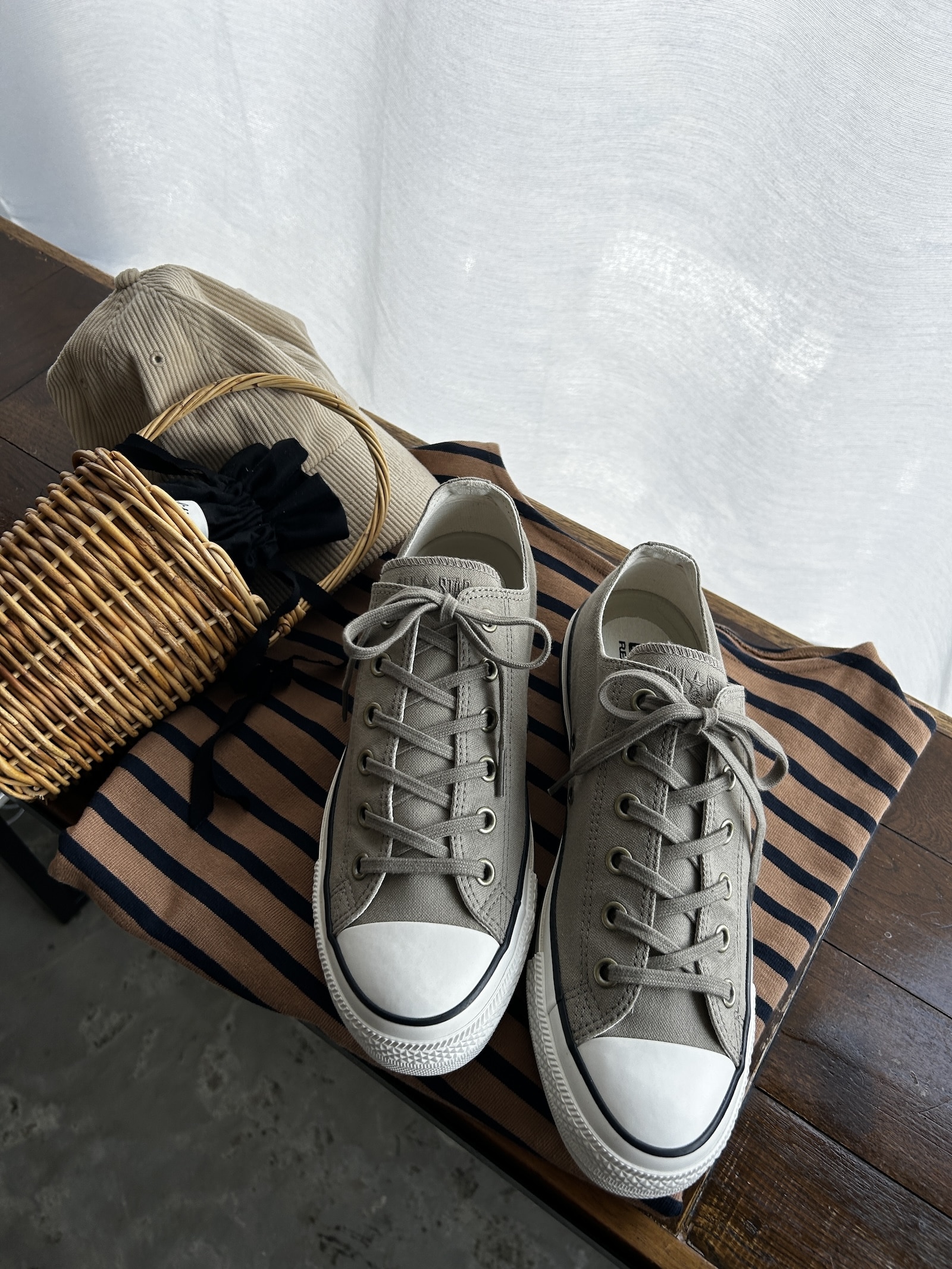 レア　新品　co+feコフェ　コンポート　ハグオーワー雅姫　アスティエ wed.10 Sep.2025 My favourite shoes👟 二年ぶりのコンバース