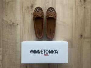 【Costco購入品】レオパード×ブラウンが可愛い！「ミネトンカ・モカシン」TB icoco
