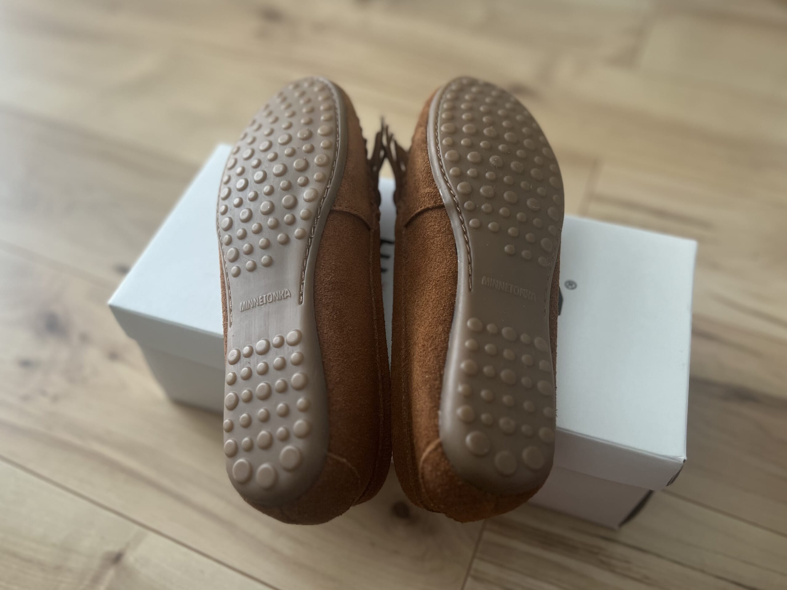 【Costco購入品】レオパード×ブラウンが可愛い！「ミネトンカ・モカシン」TB icoco