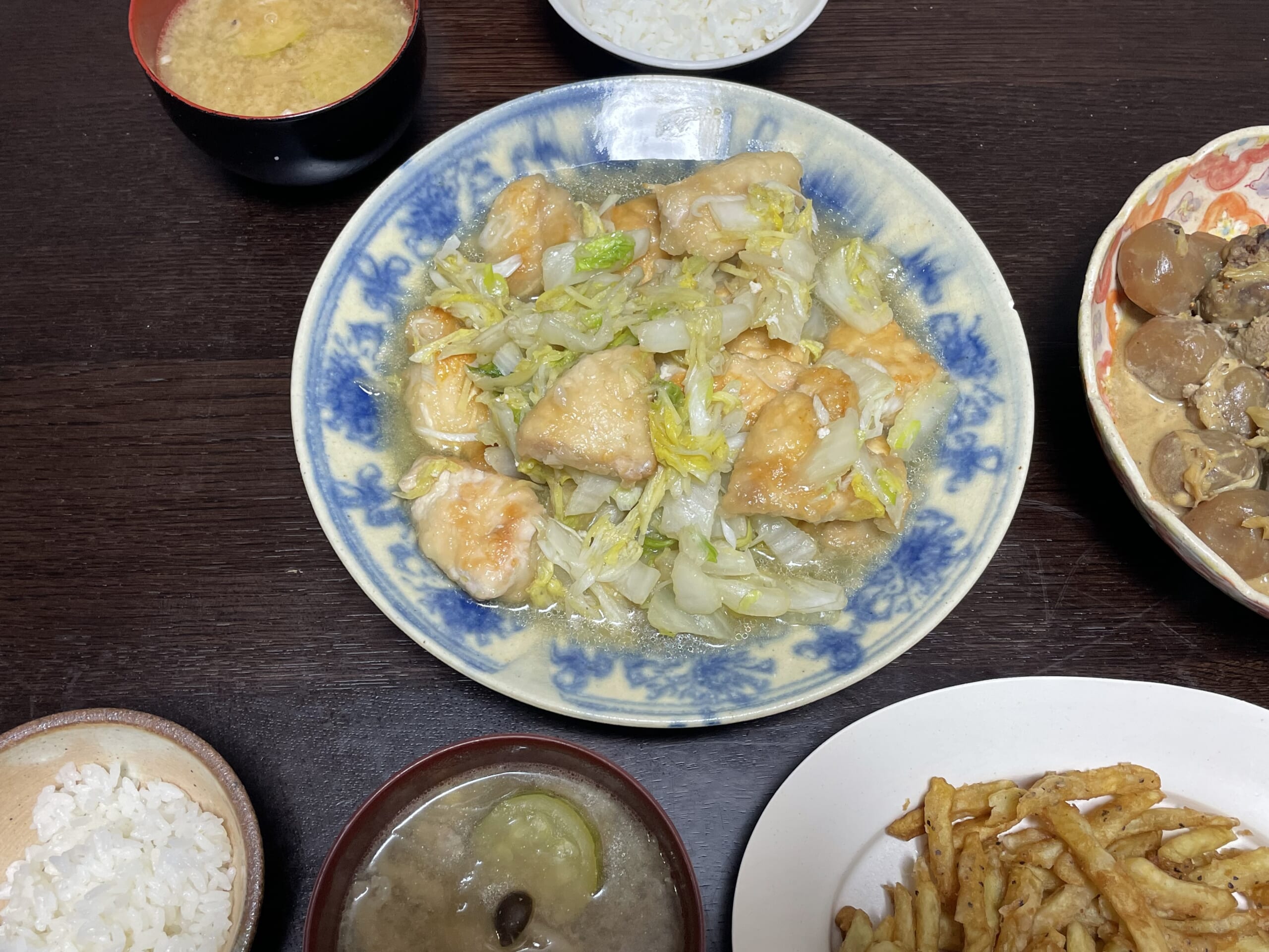 近藤幸子さんのレシピ「白菜と鶏むね肉のしょうが塩炒め」を40代主婦が作ってみた写真。