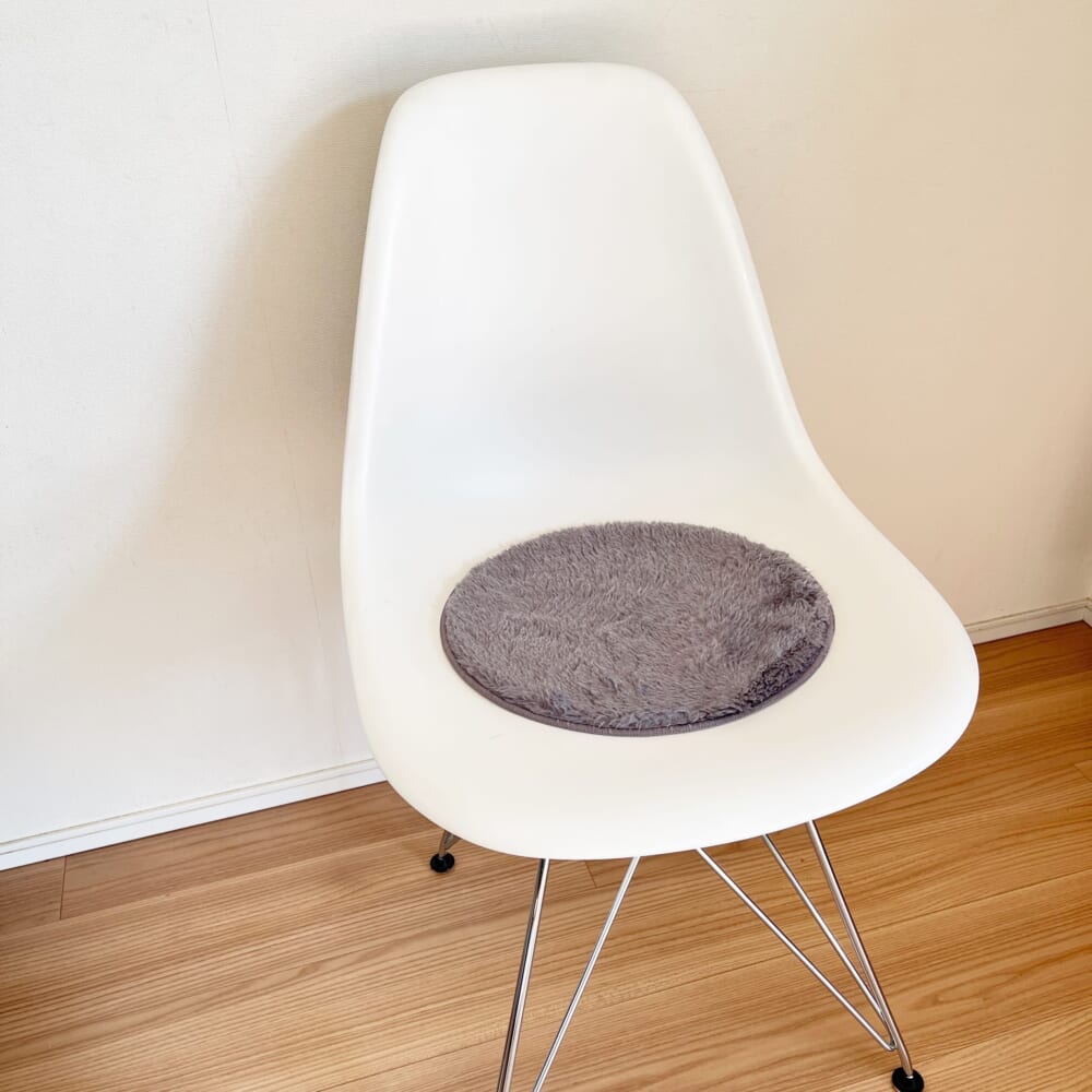 イケア　チェアパッド　グレー