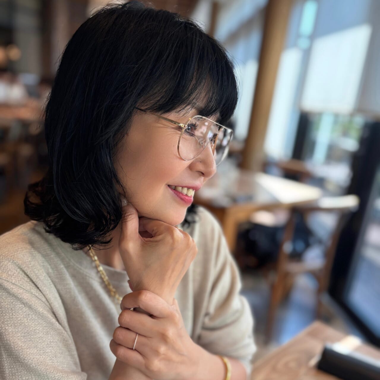 ダブルブリッジめがね 50代のお洒落小物 ゴッティ スイス