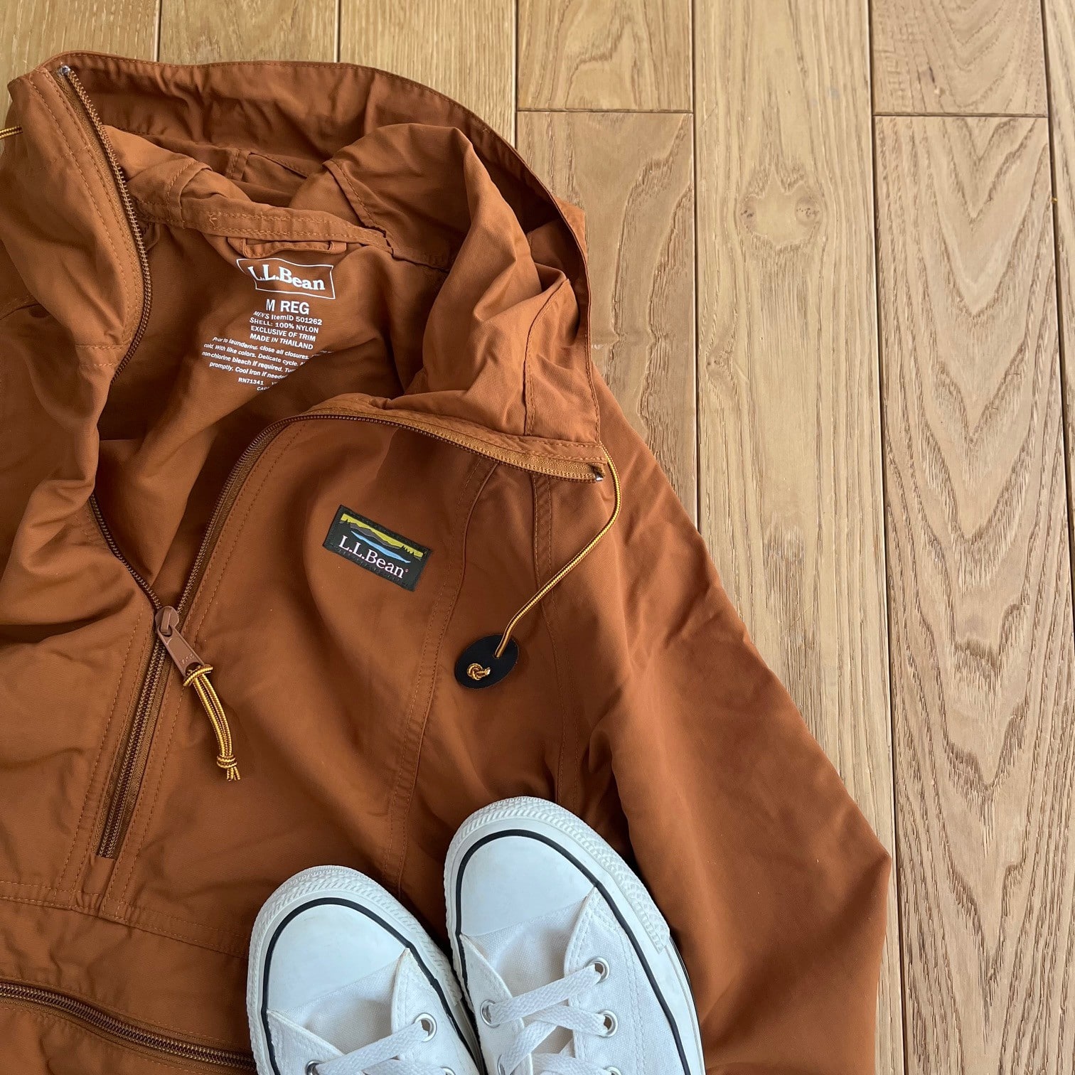 L.L.Beanのナイロンパーカー
