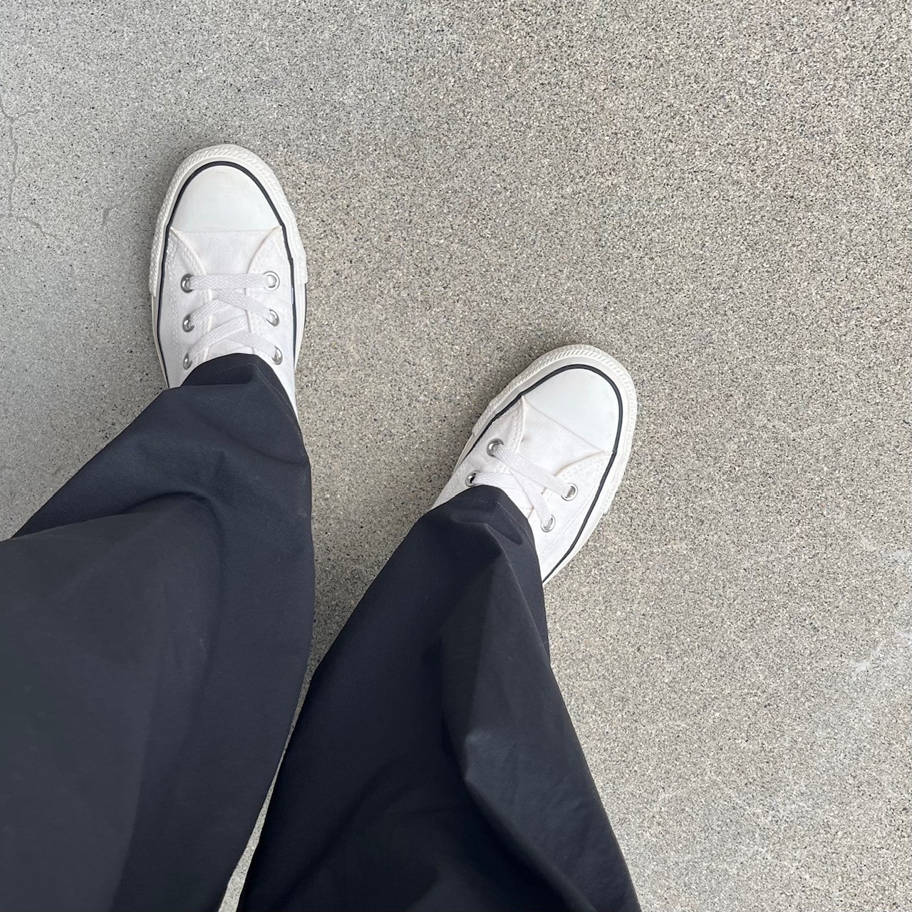 白いコンバース