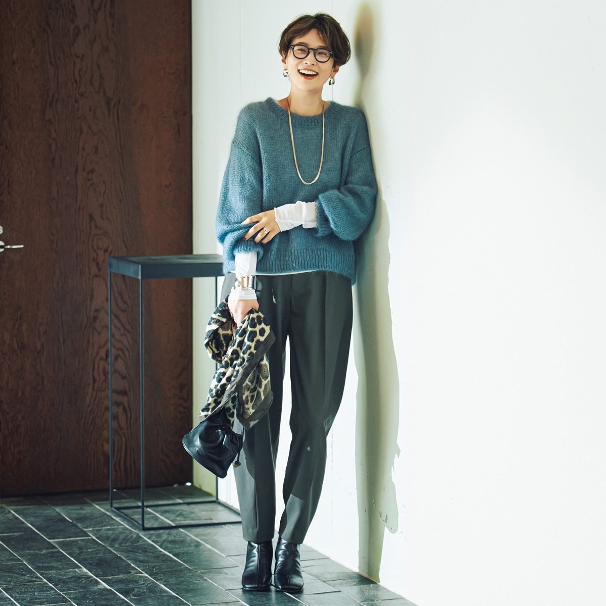 明日なに着る1015　モデル／五明祐子