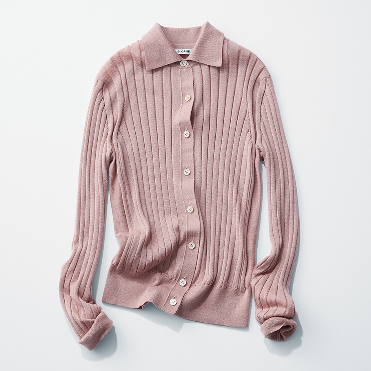 【SLOANE（スローン）】の「衿つき」ニット　￥38500