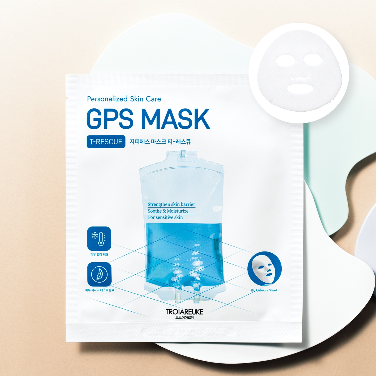 TROIAREUKE 
GPS MASK -T-RESCUE　26g 1枚入り￥1980