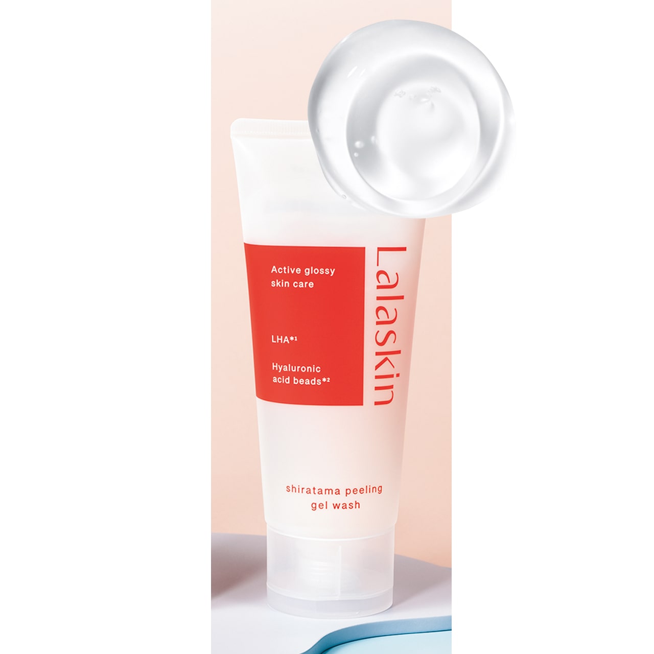 ララスキン 
白玉ピーリングジェル洗顔　140g￥1650