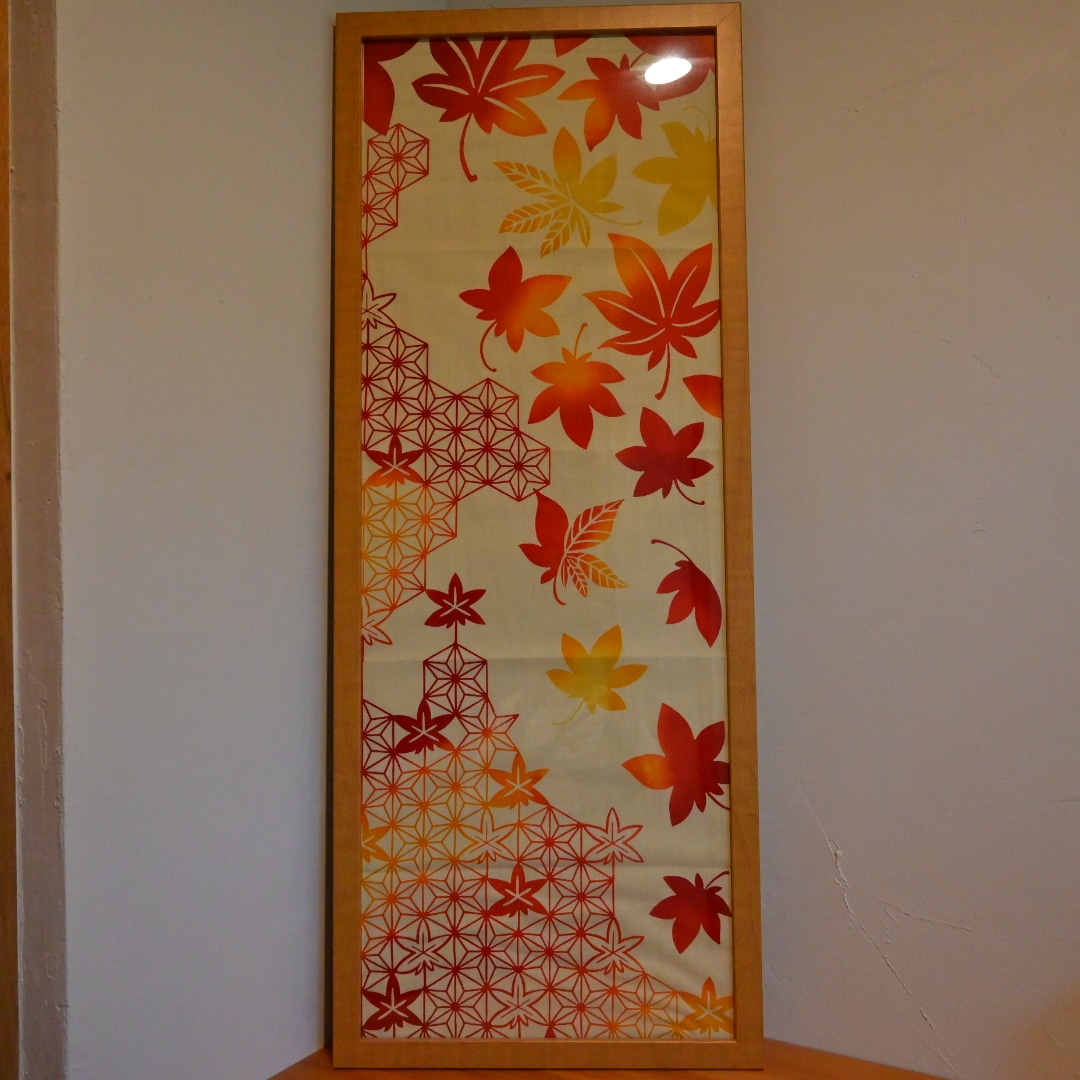 紅葉　手ぬぐい