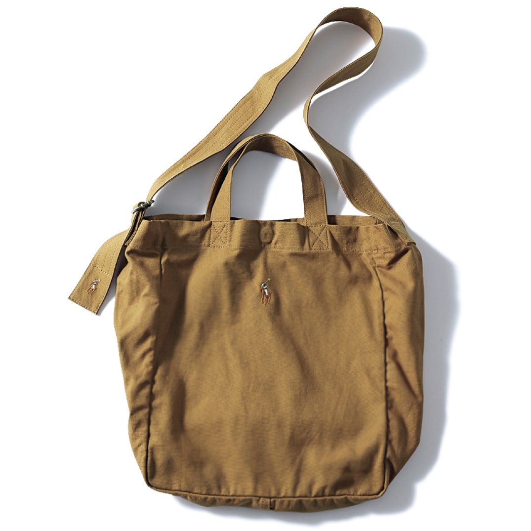 POLO RALPH LAUREN（ポロ ラルフ ローレン）COTTON CANVAS SHOPPER TOTE