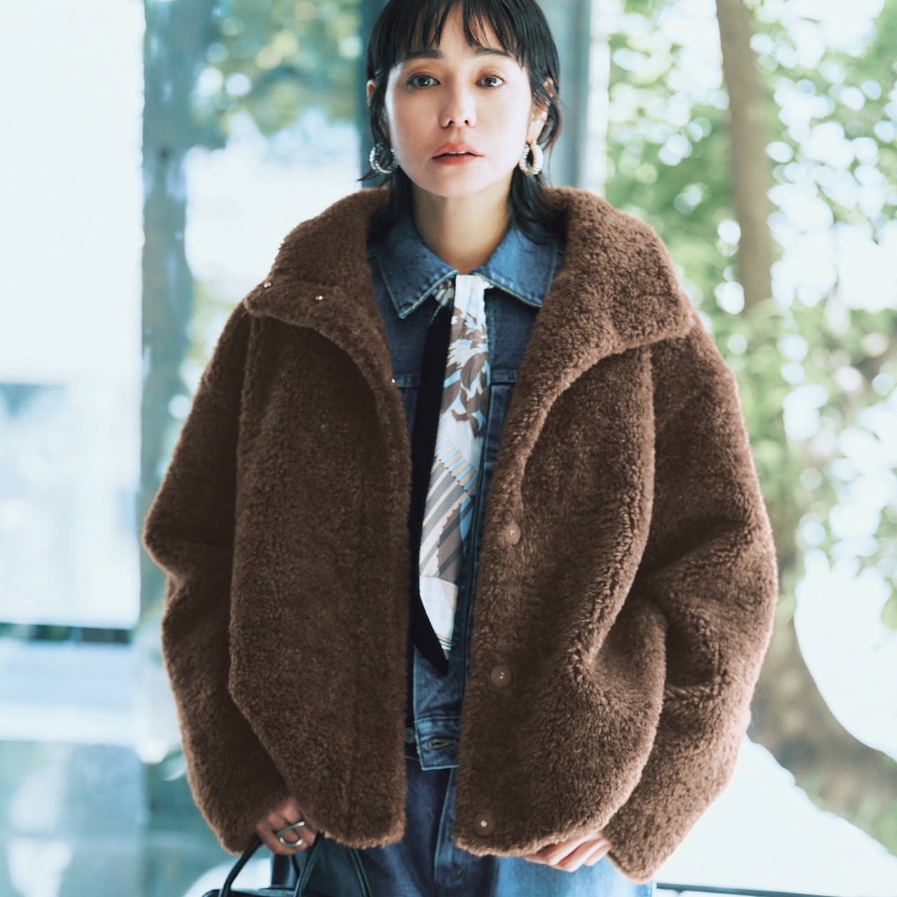 MICA & DEAL（マイカ　アンド　ディール）stand collar boa bz