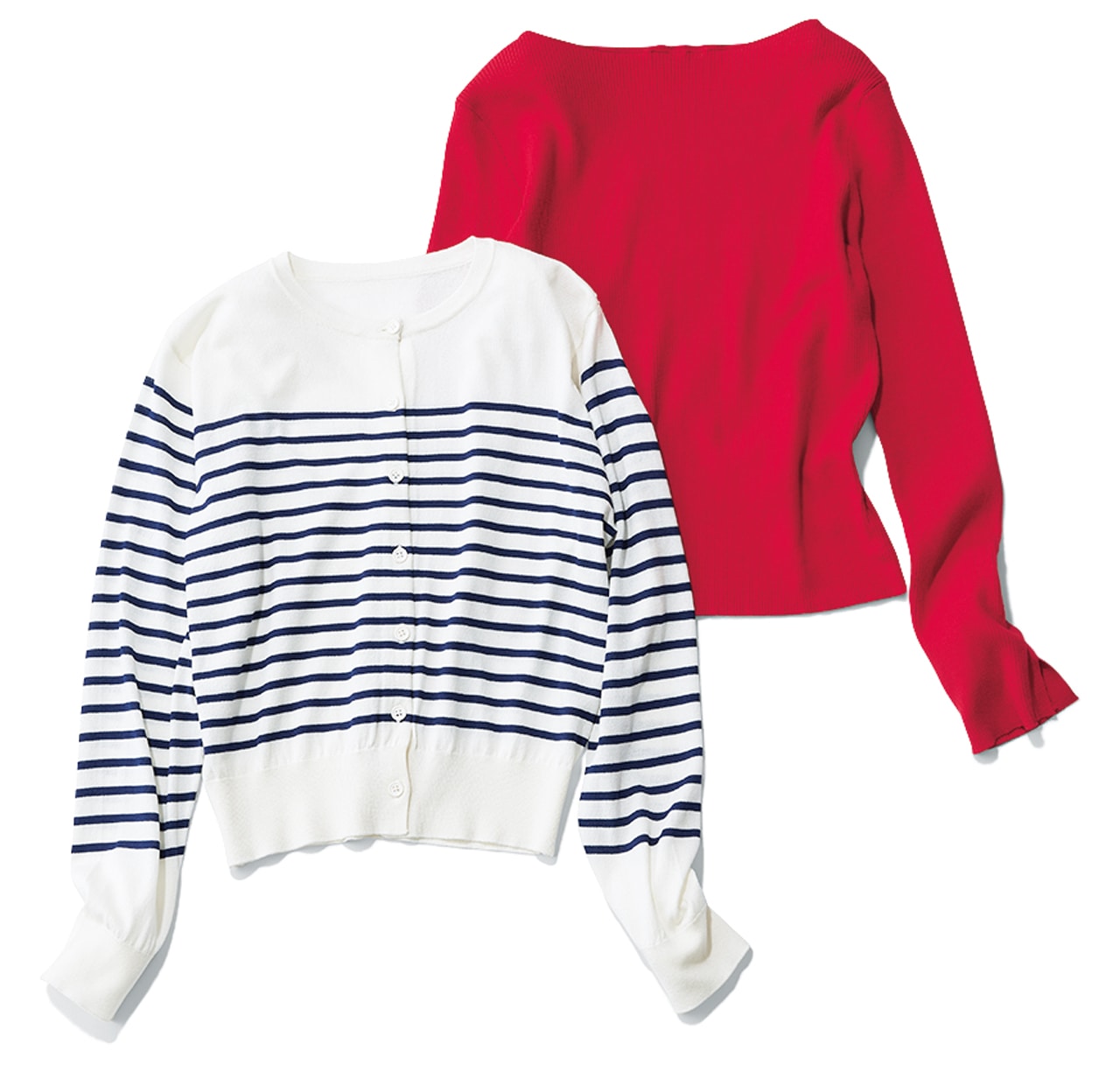 華やかさを出したいときは“色柄×保守的シルエット”の服