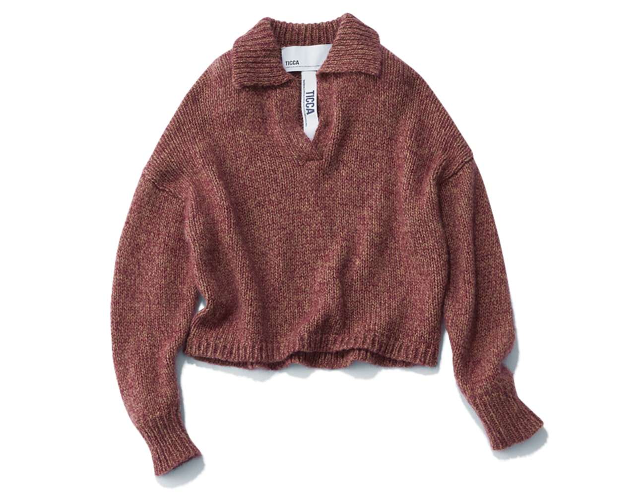 【TICCA（ティッカ）】の「衿つき」ニット　￥49500