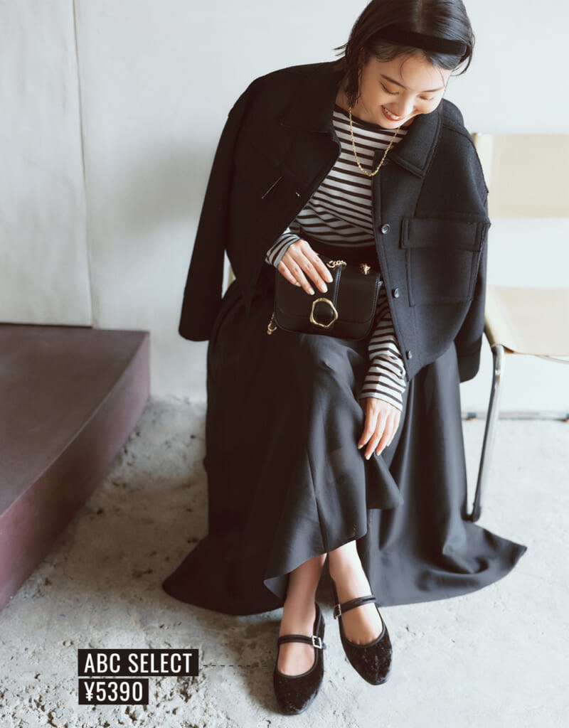 【ABC SELECT】のメリージェーンコーデ エディター 高橋夏果さん