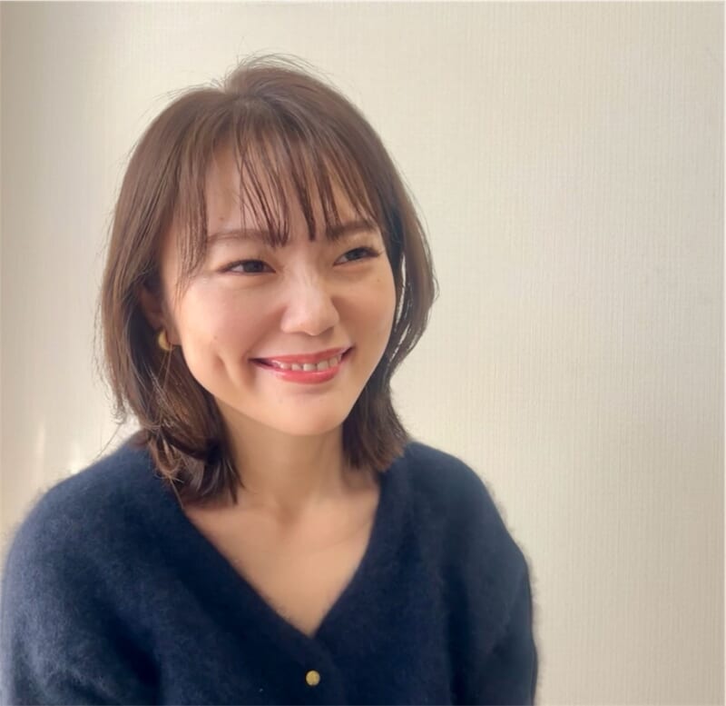 ボブヘア　ヘアスタイル　ばっさり