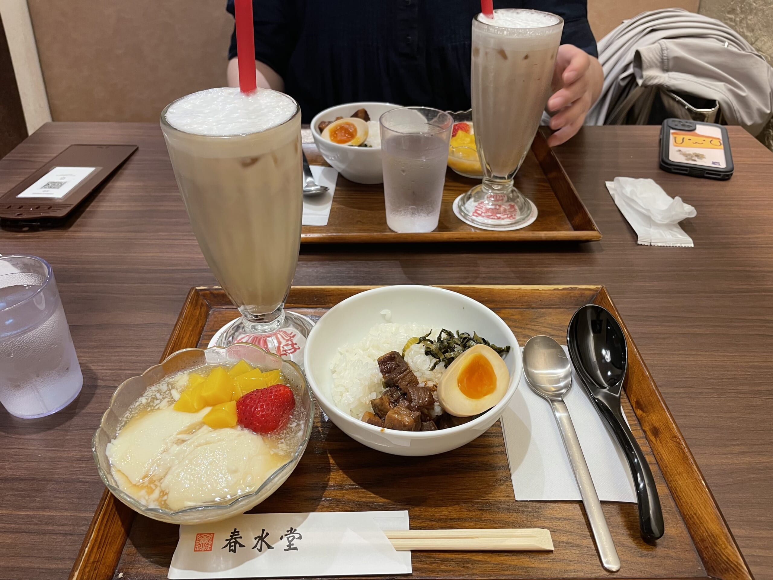 春水堂のジーローハンのモーニングセット。