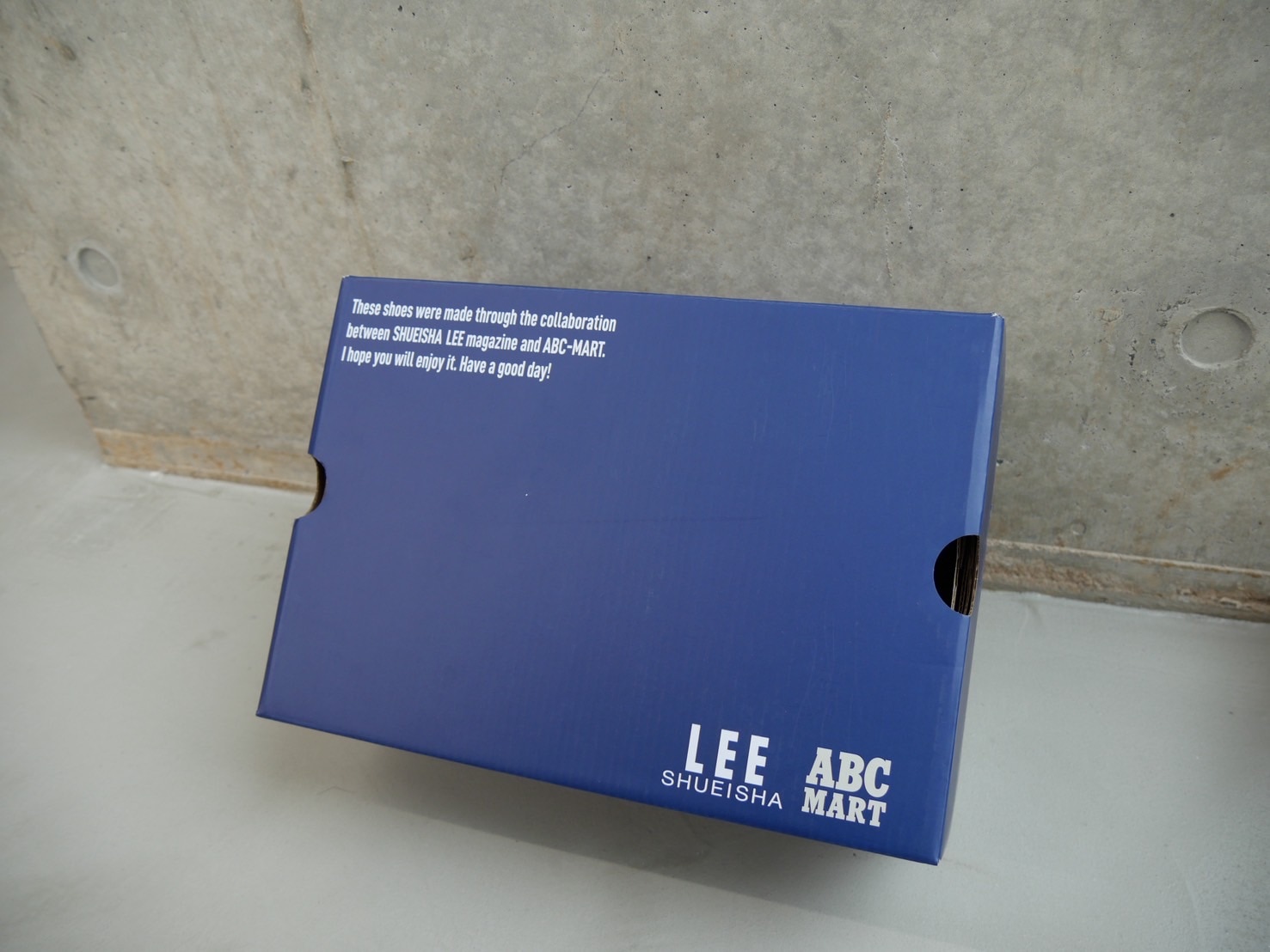 LEE監修　スタイリスト高橋美帆さん×ABC-MARTコラボ２WAYローファー　靴箱