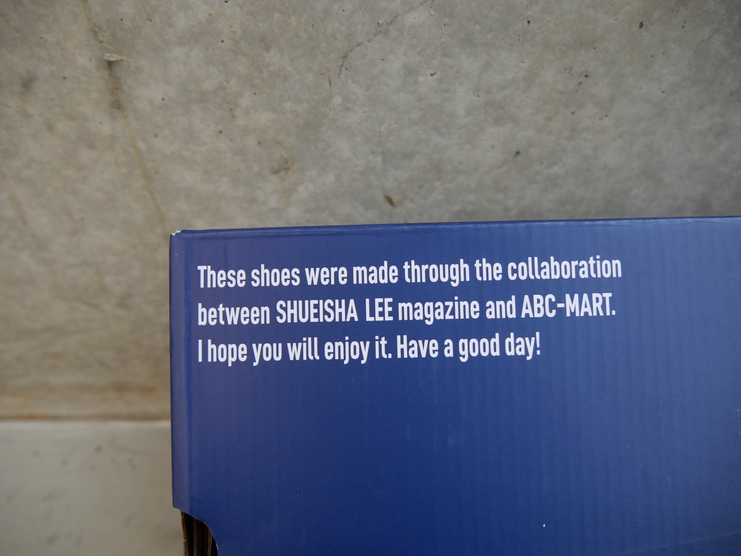 LEE監修　スタイリスト高橋美帆さん×ABC-MARTコラボ２WAYローファー　靴箱