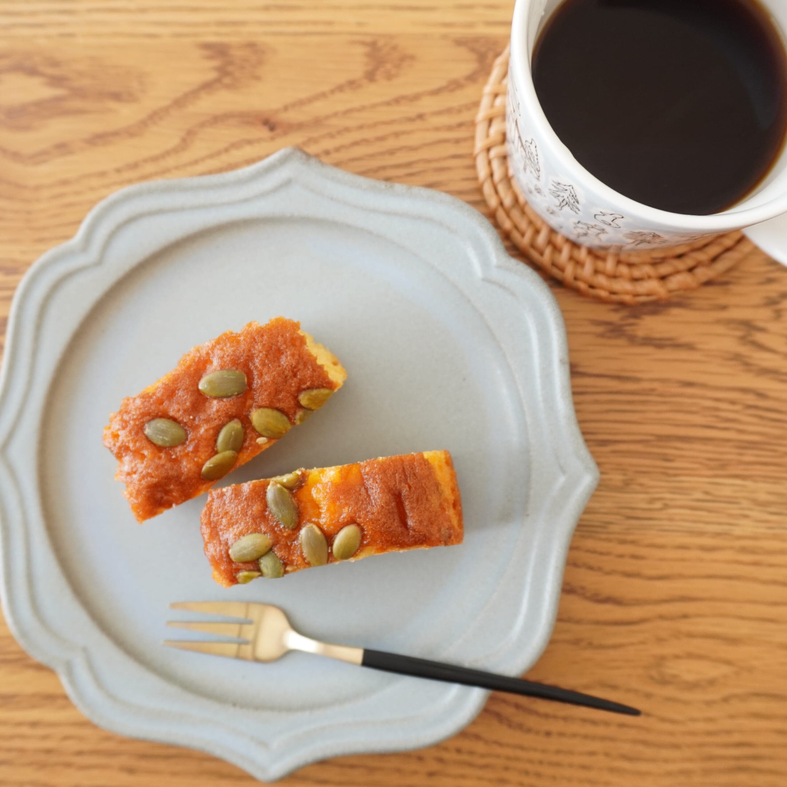 【無印良品】『かぼちゃのパウンドケーキ』と『秋ブレンド』