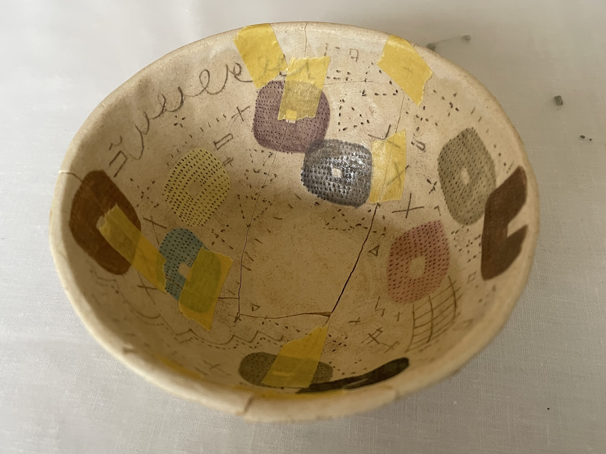 佐藤尚理さんのボウル、内側の写真