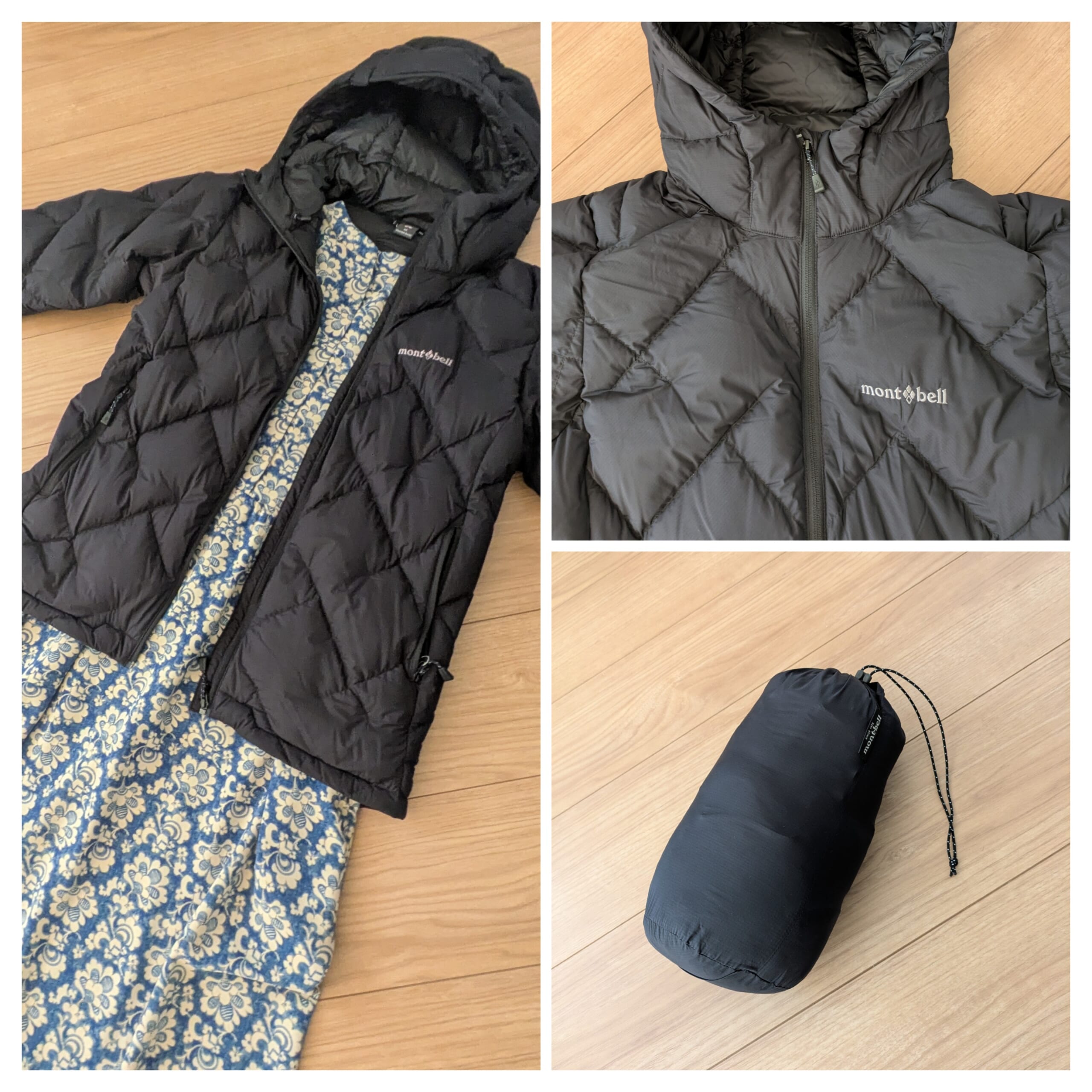 モンベル　ネージュダウンパーカ　BLACK Mサイズ ネージュダウン パーカ Men's｜モンベル