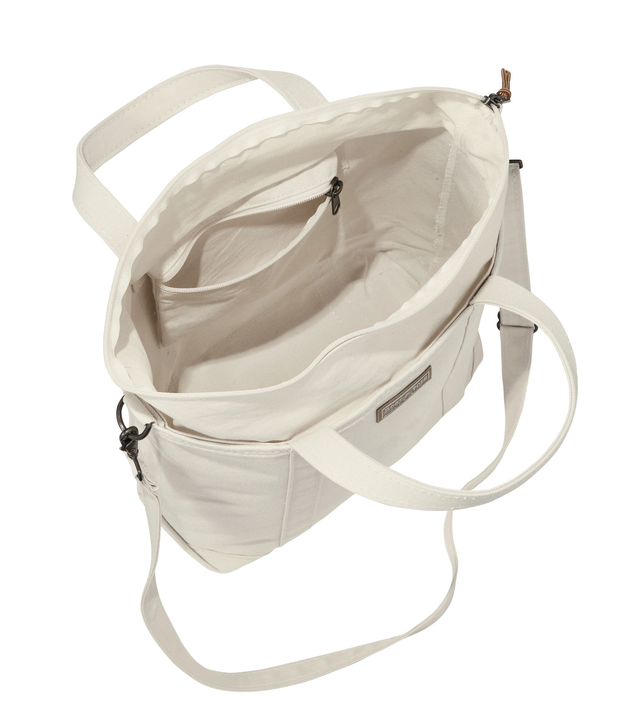 「ボート・アンド・トート、クロスボディ ミディアム」内側