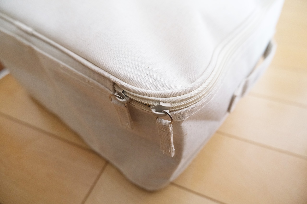 ポリエステル麻　ソフトボックス　角型　小　フタ式　使用シーン