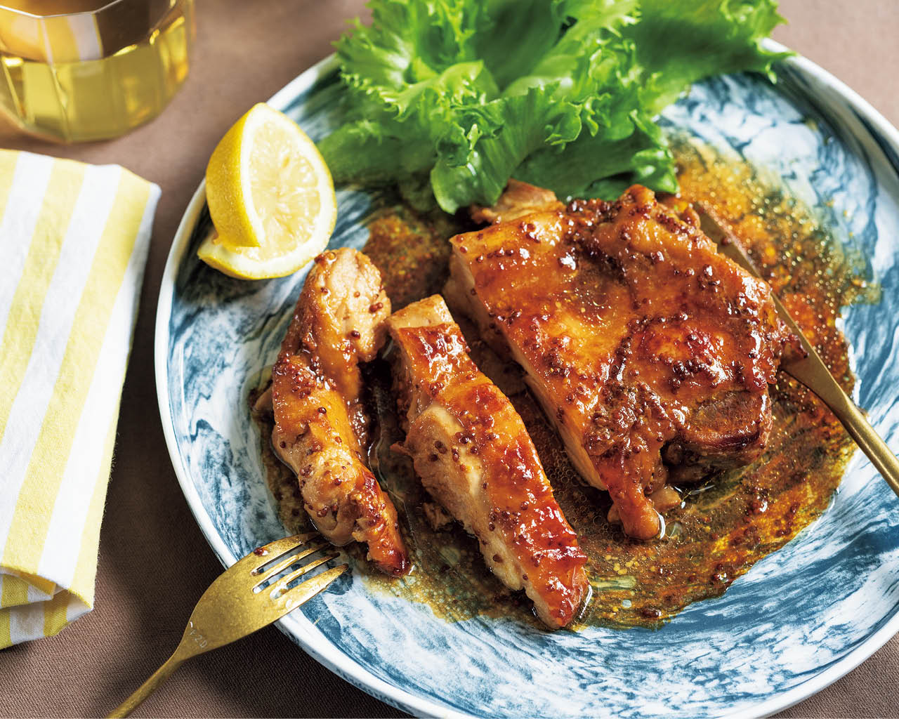 簡単ハニーマスタードチキン