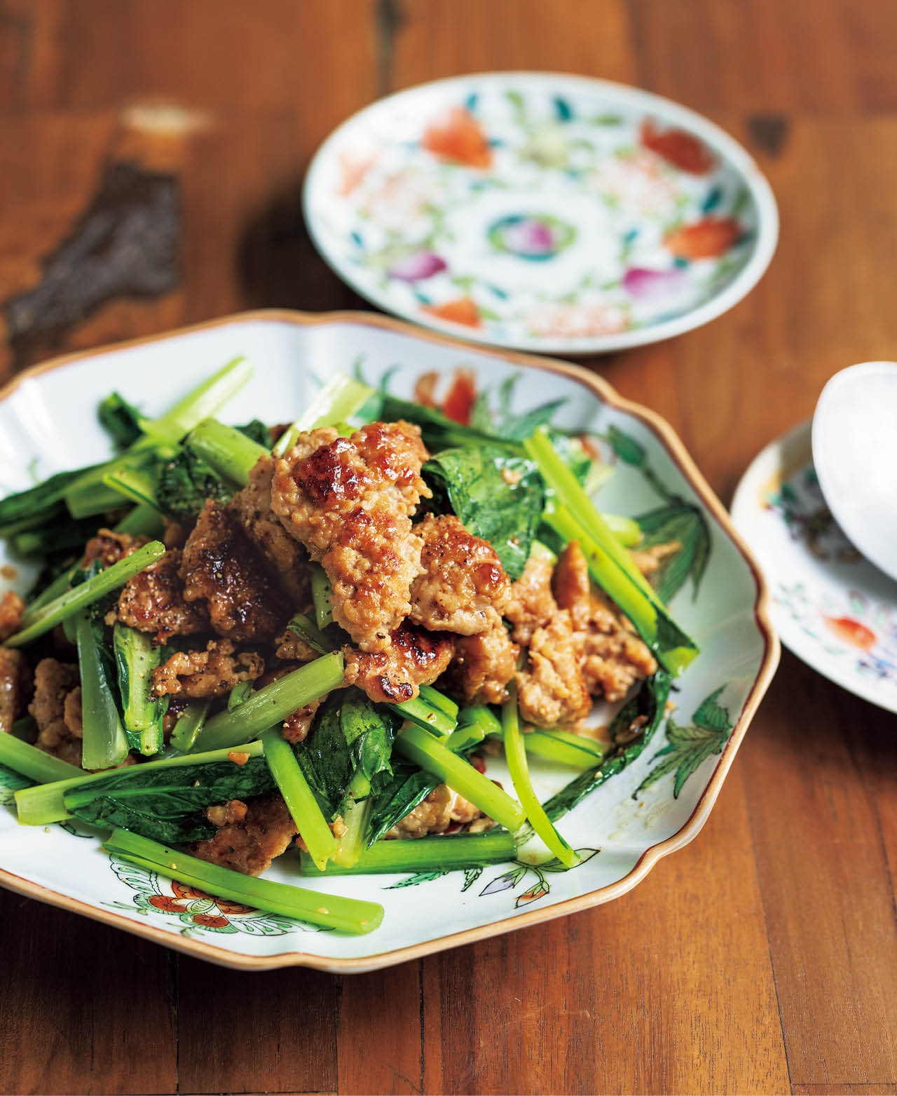 中華風ボリューム肉そぼろ野菜炒め