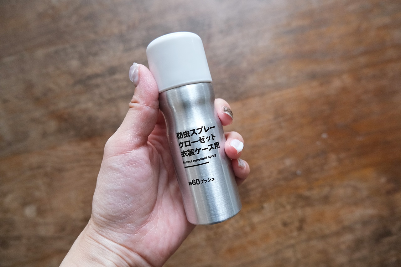 防虫スプレー　クローゼット/衣装ケース用(1290円)