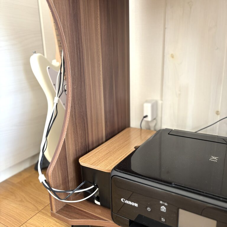 無印良品「ミシン目入り結束テープ　ホワイトグレー」使用例