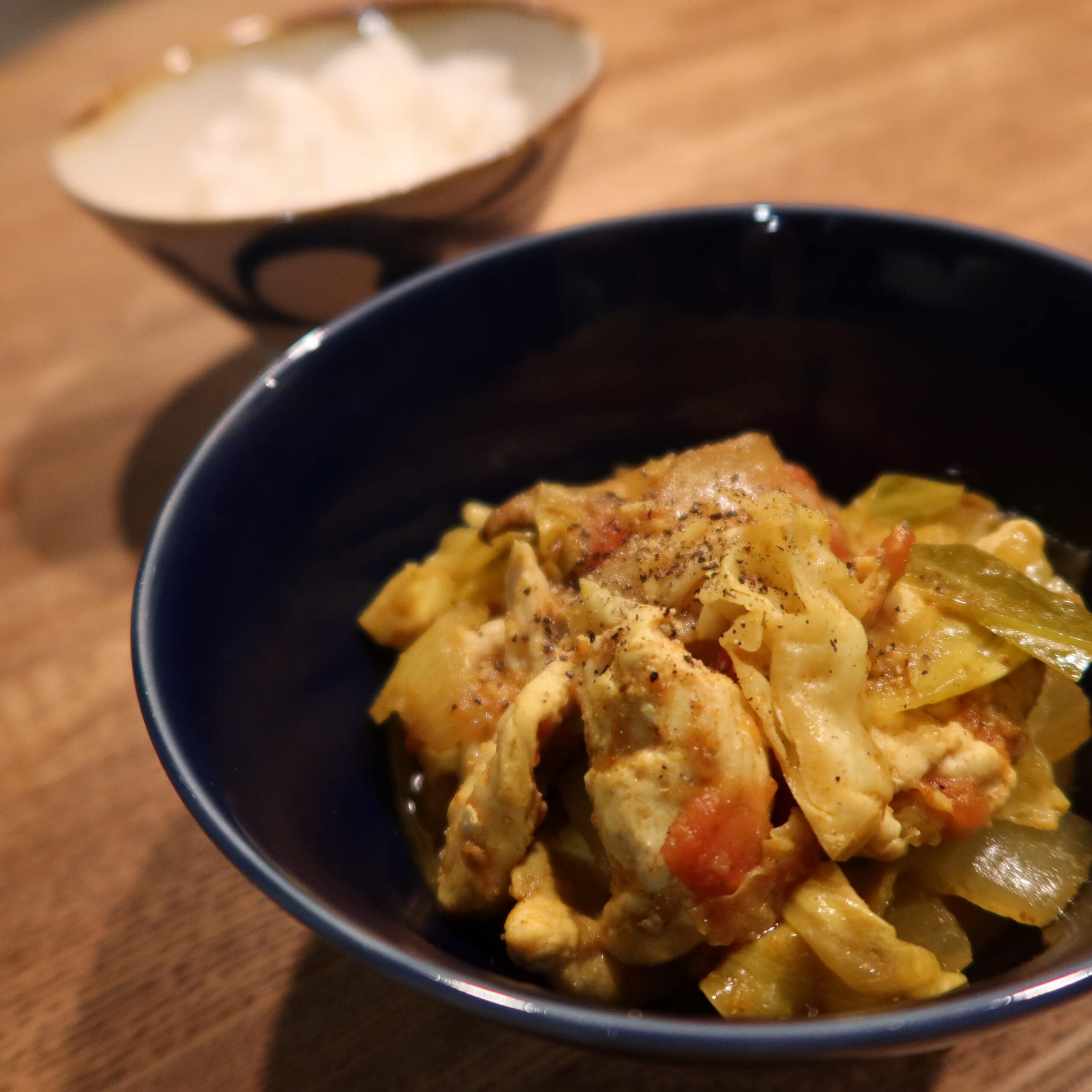 LEE100人隊が作った、『ささ身と野菜のカレー煮』