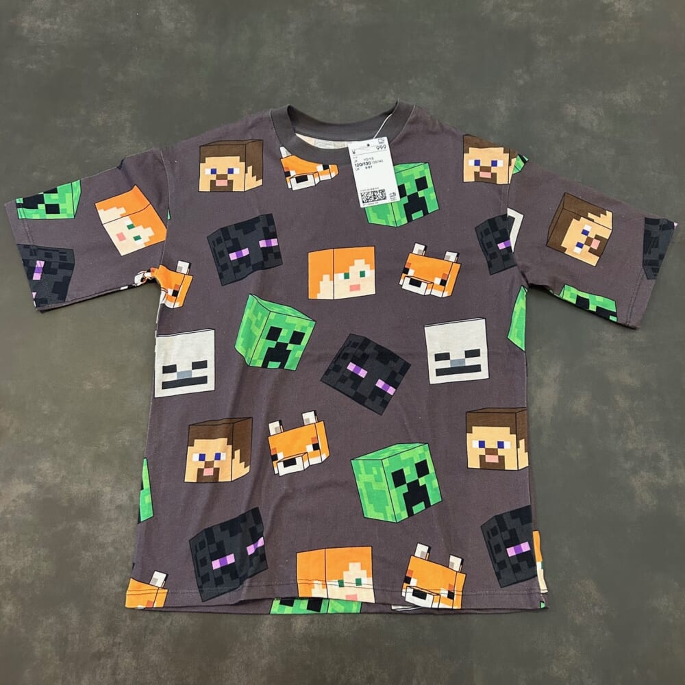 H&M 子供服　マインクラフト