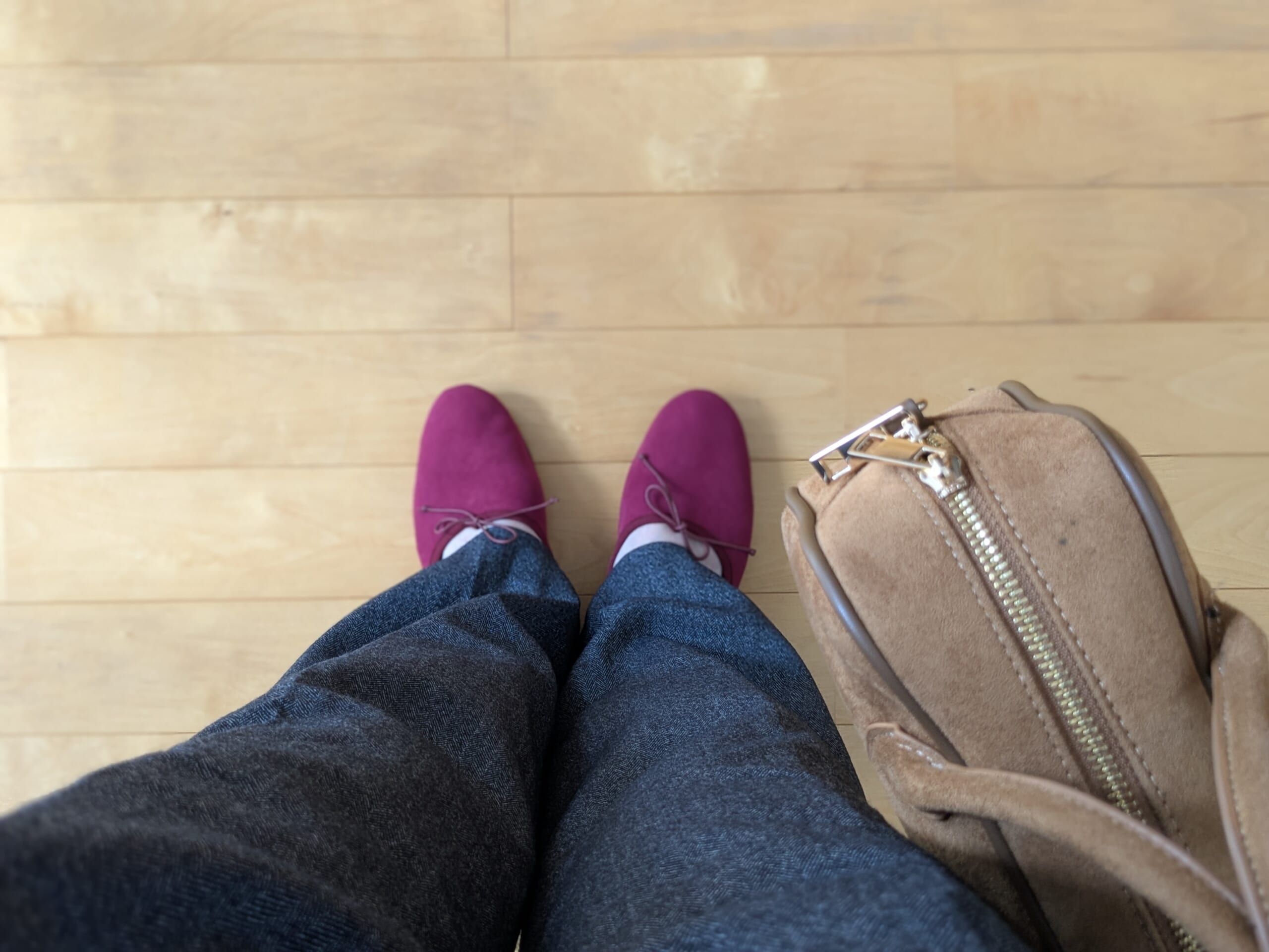 Spick & Span スエードバレリーナ