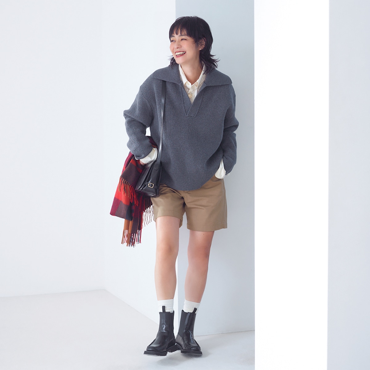 明日なに着る1021　モデル／竹下玲奈