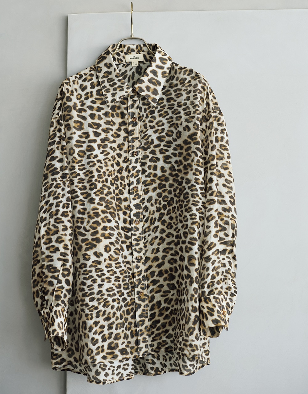 THE KORNER（ザ コーナー）のシアーシャツ　￥11000