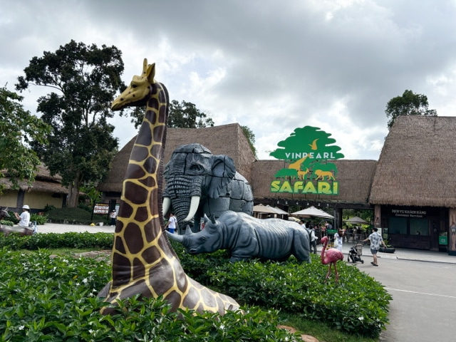 フーコック島・ヴィンパールサファリの入り口の写真