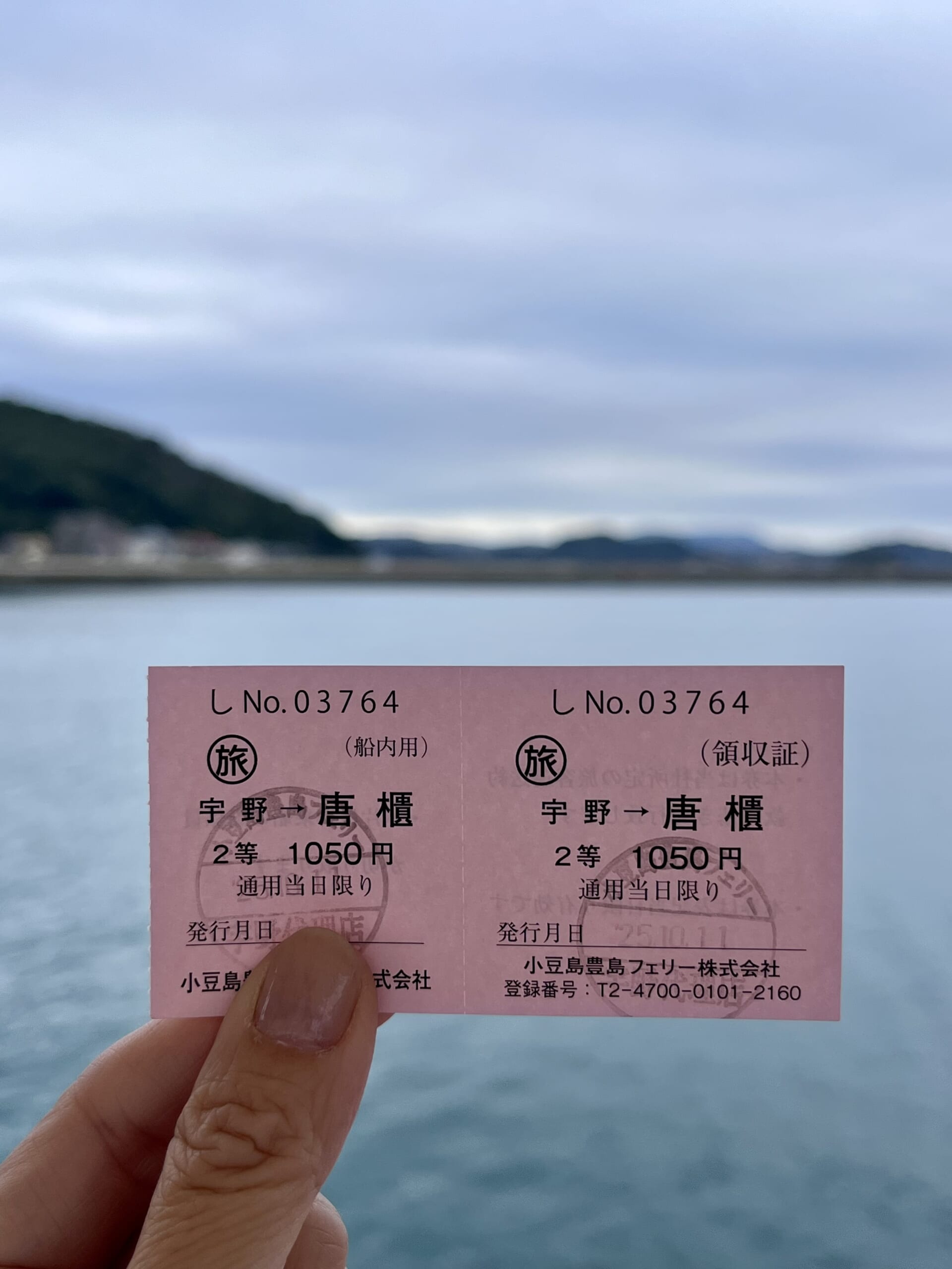 豊島美術館までの高速船