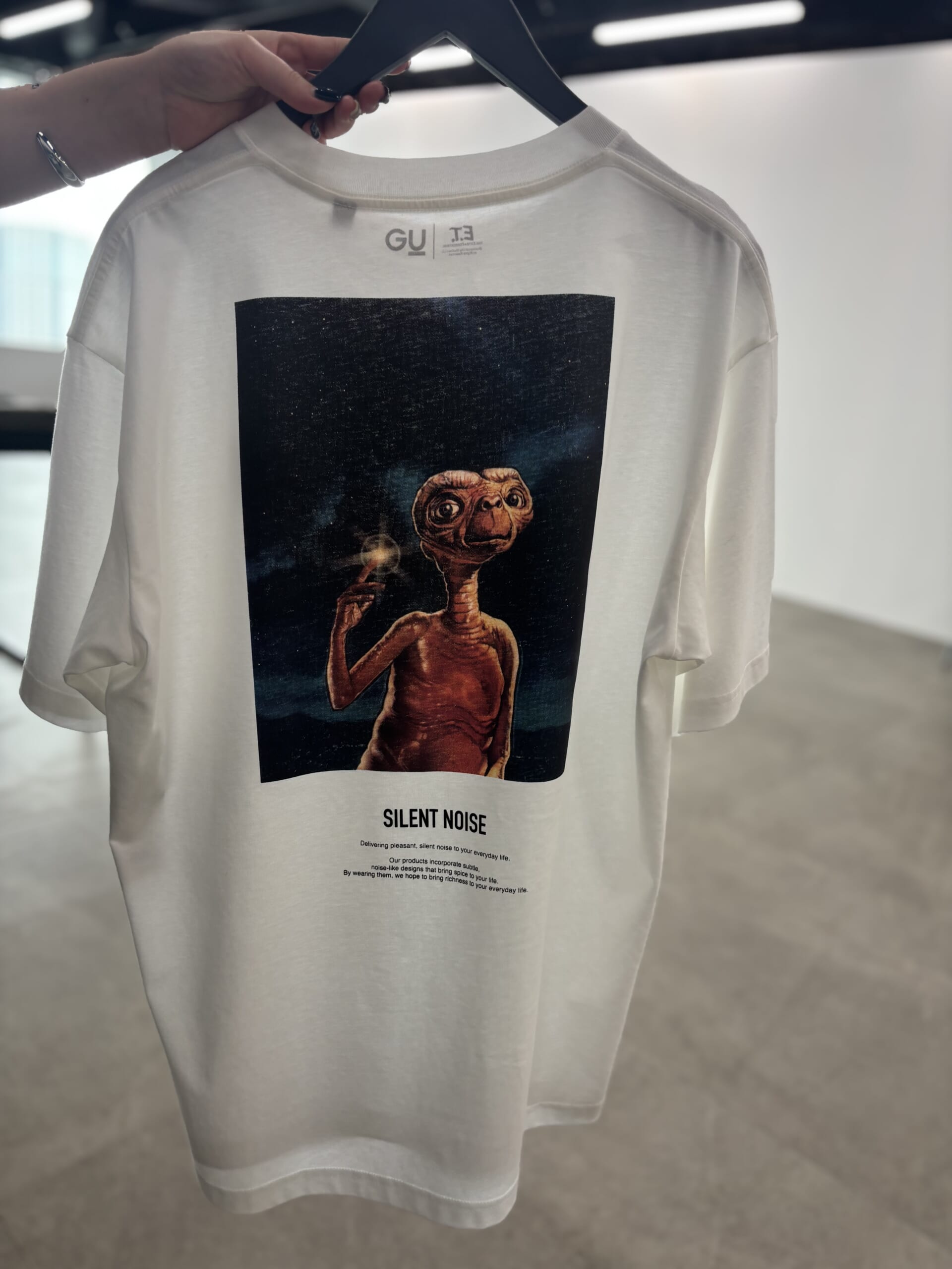 GU×アンダーカバー　E.TのグラフィックT