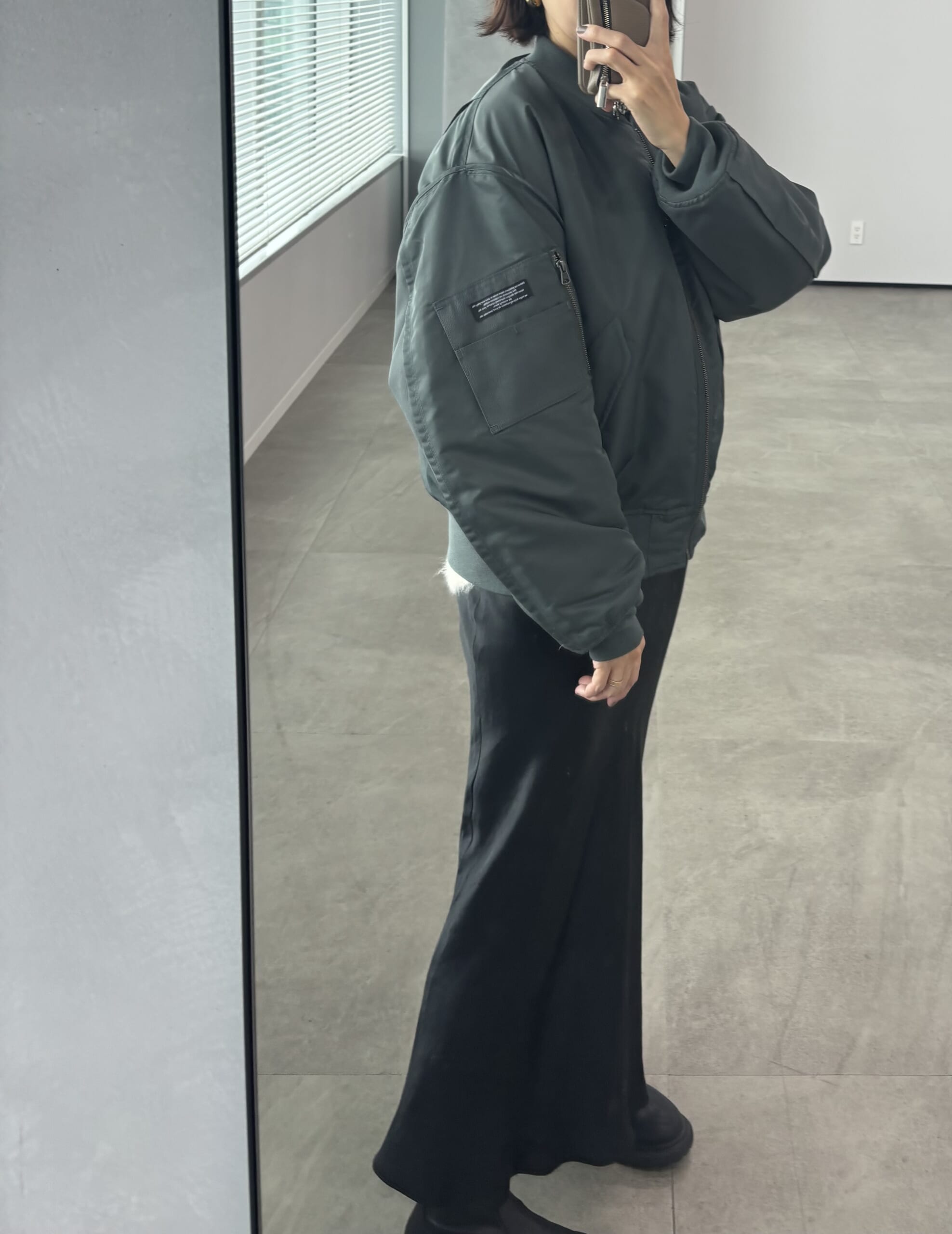 GU×アンダーカバー　リバーシブルブルゾンを40代女性が試着