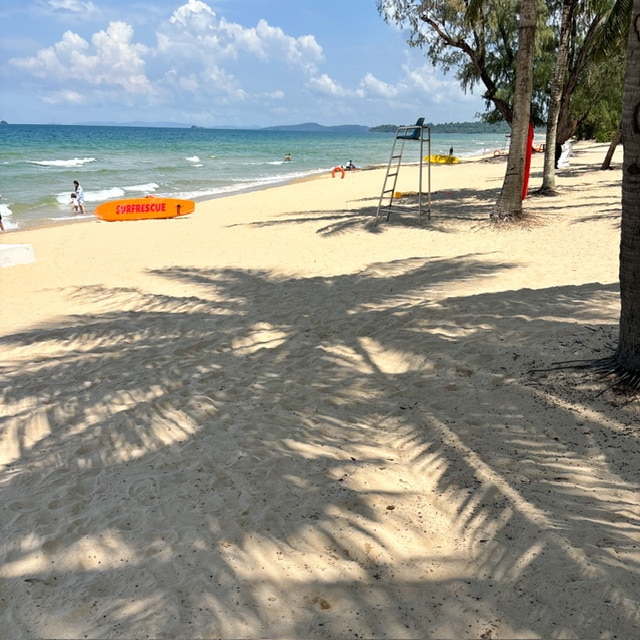 フーコック島・ヴィンパールリゾート＆スパフーコックのビーチで撮影した砂浜の写真