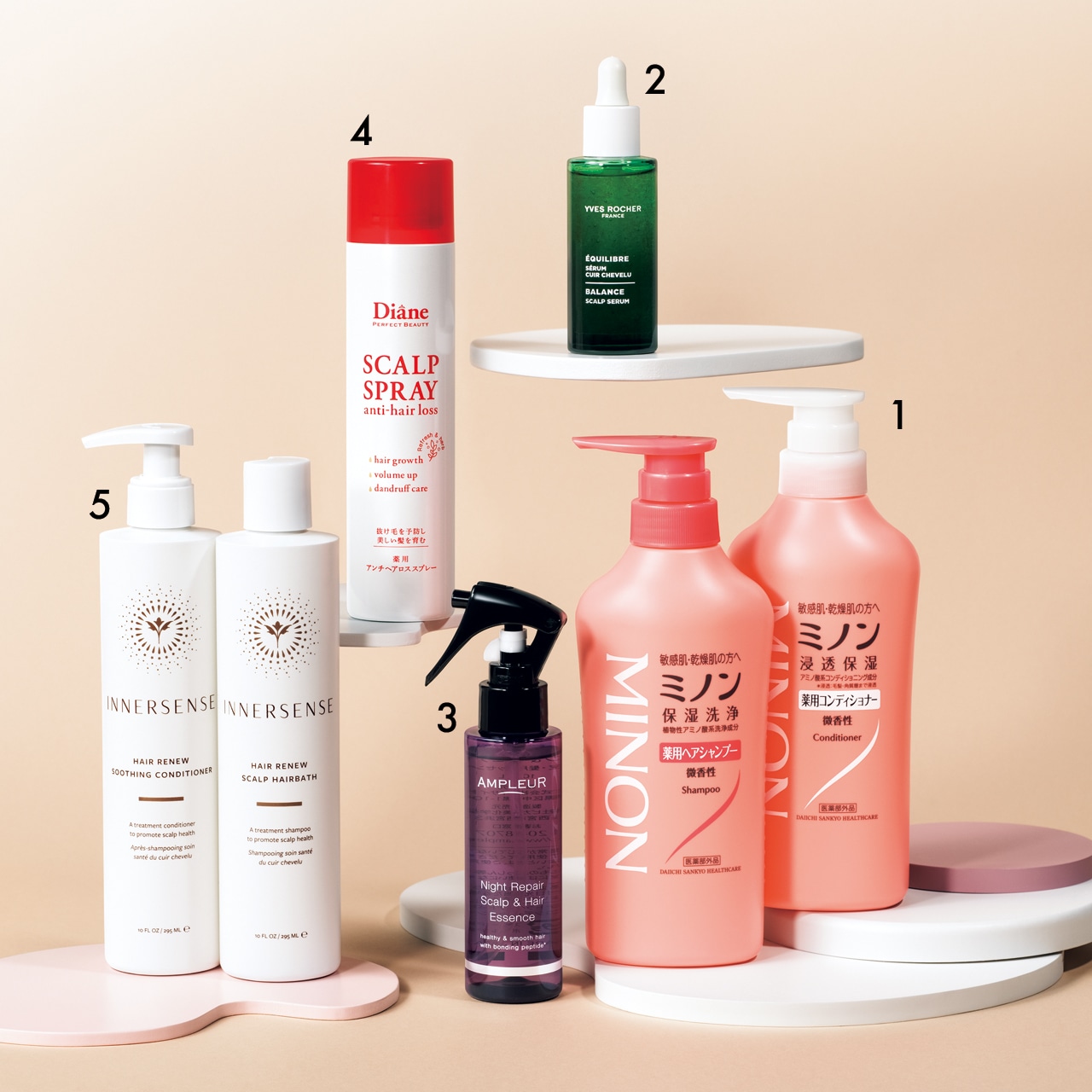 頭皮環境を整えるシャンプーとコンディショナー