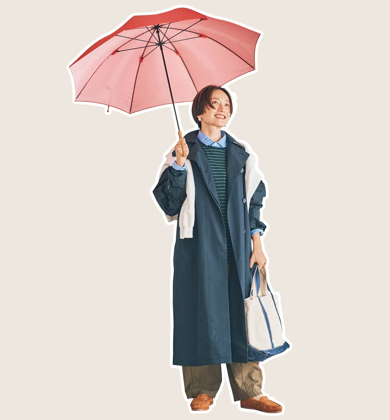 高山 都さんとミネトンカのコインローファー『メロニー ペニー』