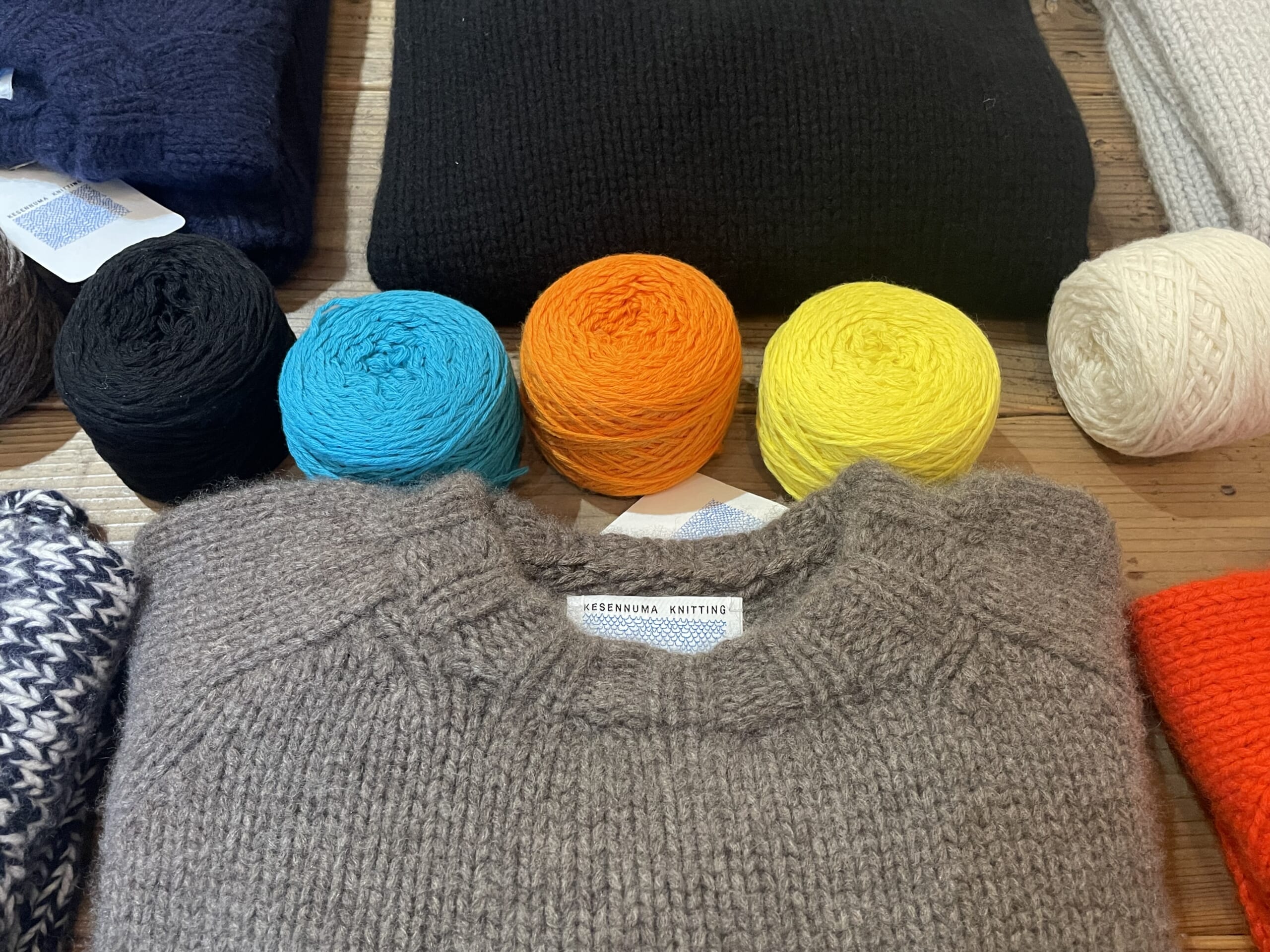 「気仙沼ニッティング 海とセーター │ JIKE HAUS企画展」の様子の写真8