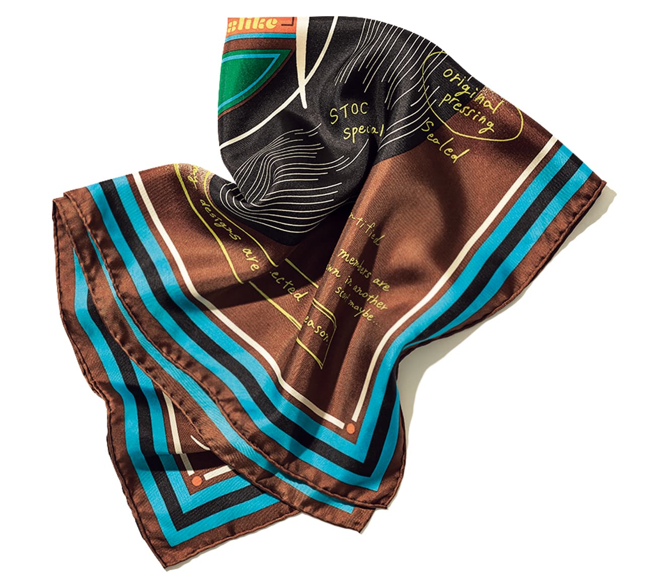 manipuri（マニプリ）のシルクスカーフ　￥16500